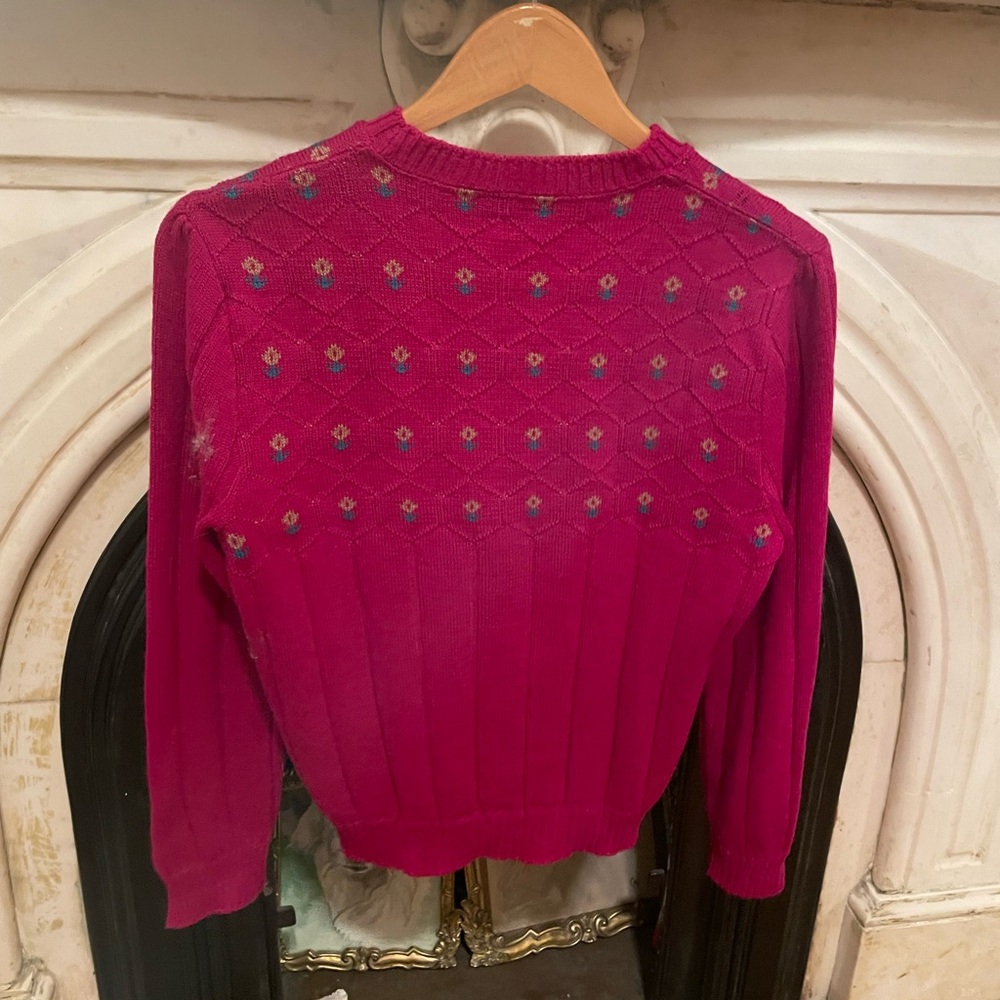 Pendleton Pink Sweater Size Small - image 3